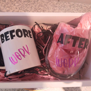 Before and After Work Cup & Tumbler Set